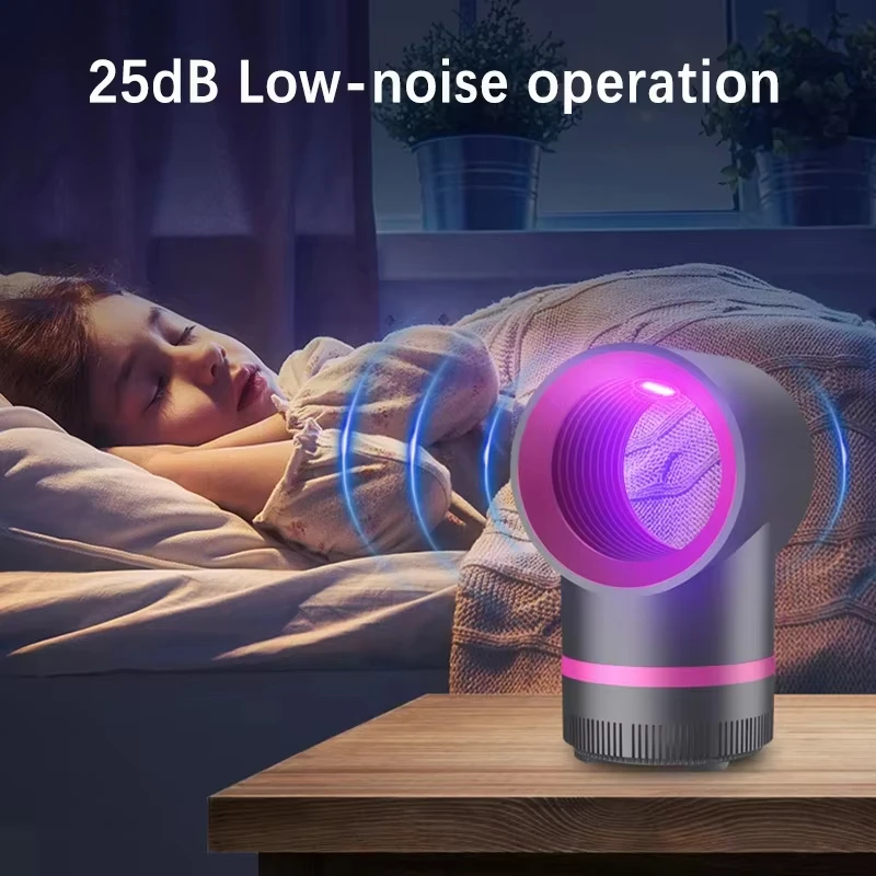 New Ion Purification Mosquito Killer Lamp Portable Mini Anti Insect Mosquito Electric Fly Trap Killer USB Charge Indoor Mute - الصورة 3