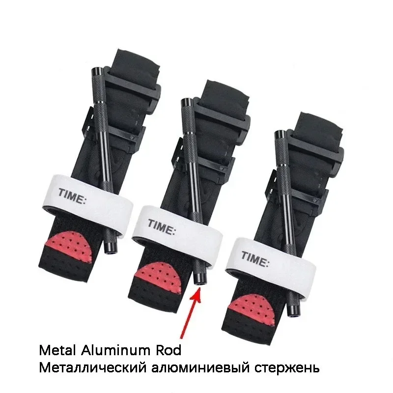 Tactical First Aid Rotary Pressure Aluminum Rod Tourniquet Hiking Militar Outdoor Camping Survival Gear Molle Rescue Tools - الصورة 6