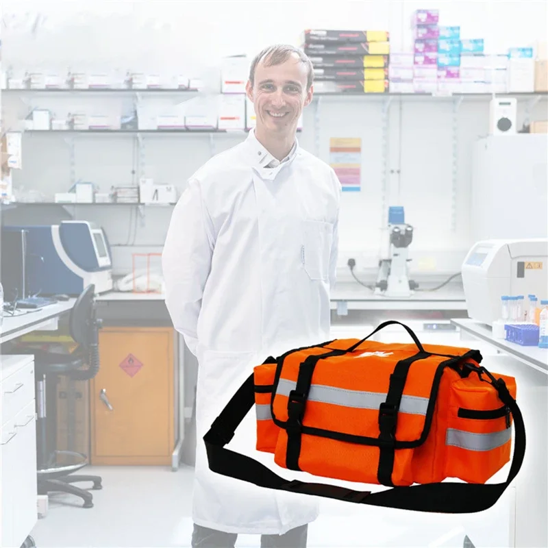 Empty First Aid Kits Medical Emergency Camping Bags Survival Kit Self Defense Complete Professional Nursing Large Set Bag - الصورة 4