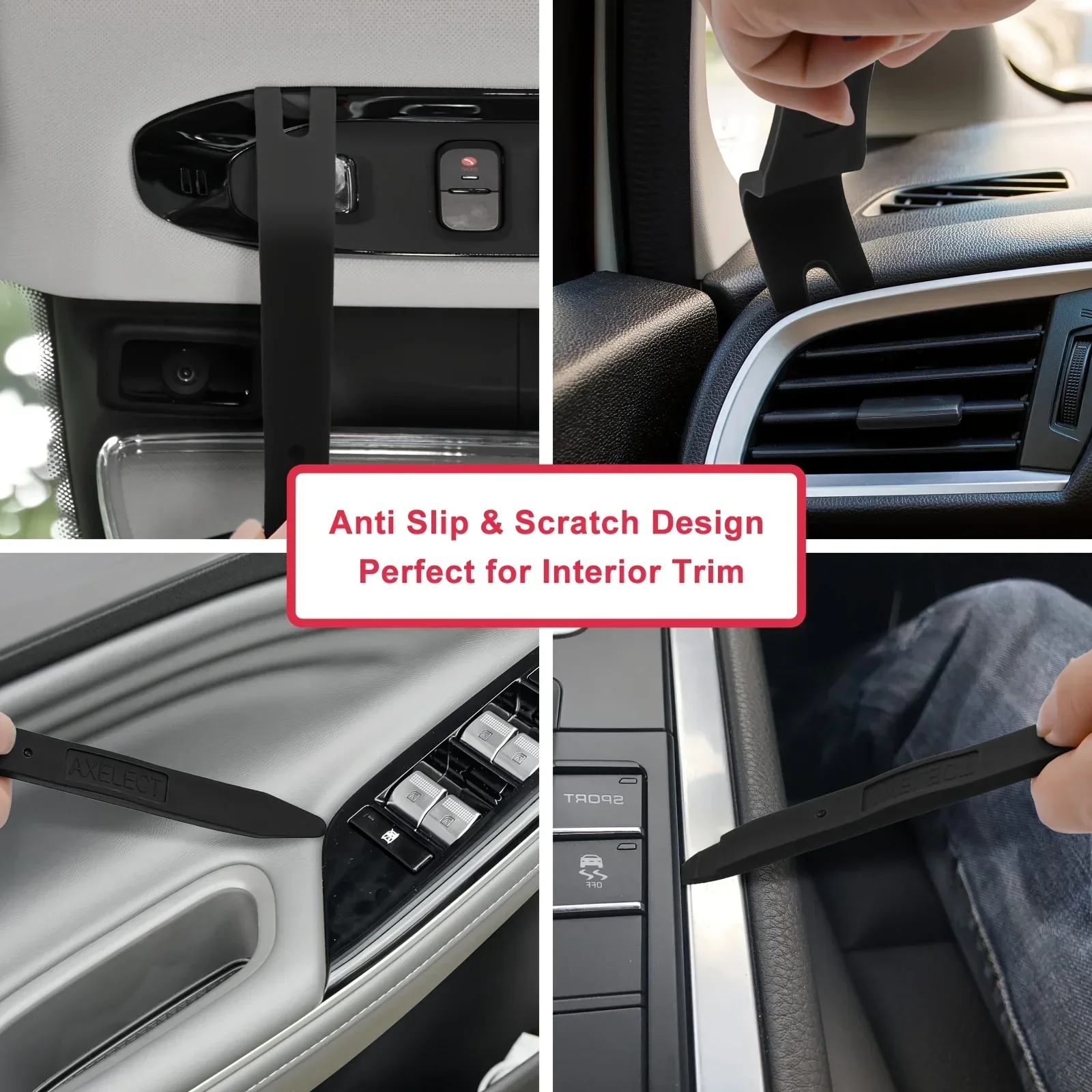 1-5Pcs Universal Trim Removal Tool Kit No Scratch Plastic Pry Tool Kit-Interior Door Panel Clip Fastener Removal Set for Vehicle - الصورة 8