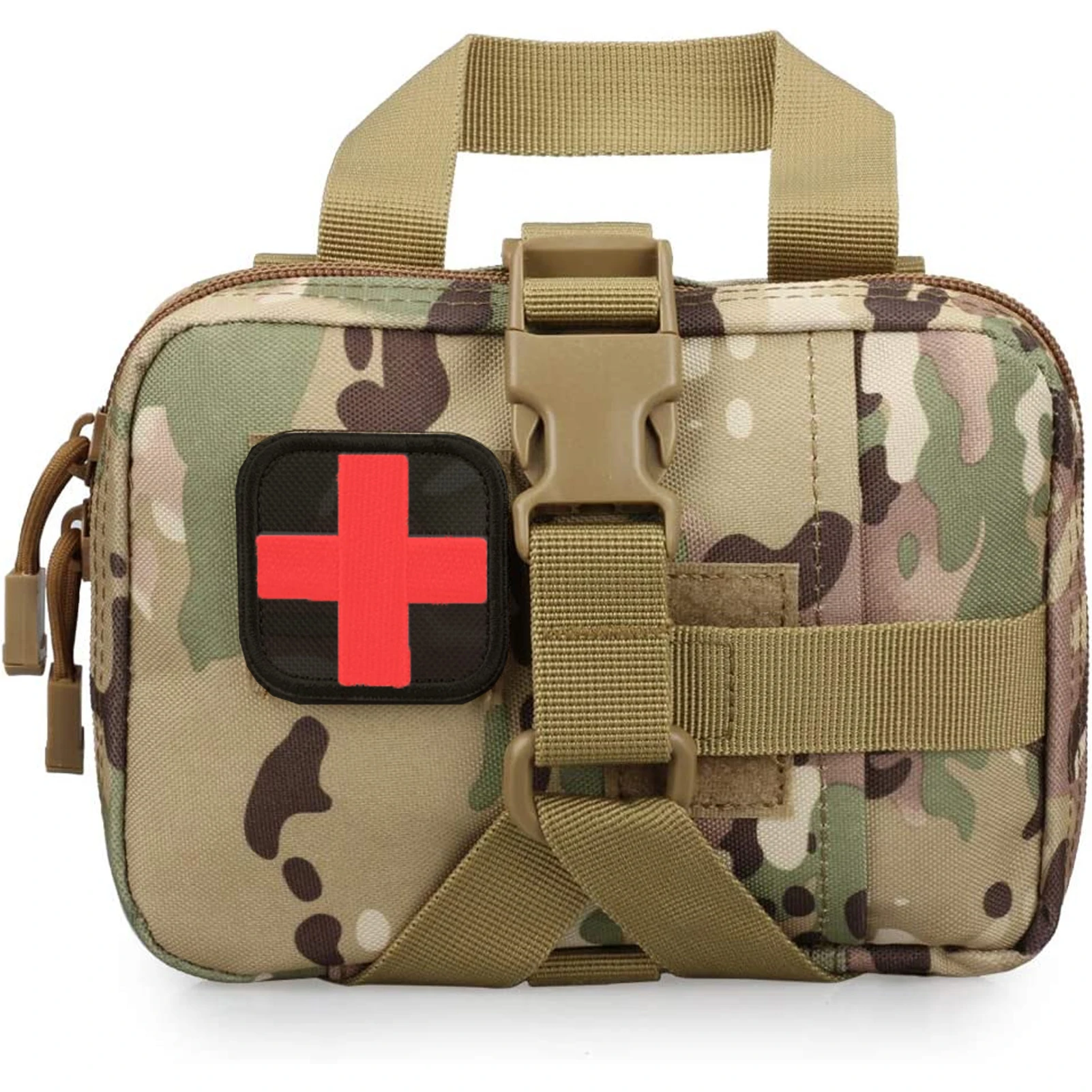 First Aid bag Upgrade Tactical EMT Pouch Rip Away Molle Medical kit IFAK Tear-Away Travel Outdoor Hiking mergency Survival kit - الصورة 2