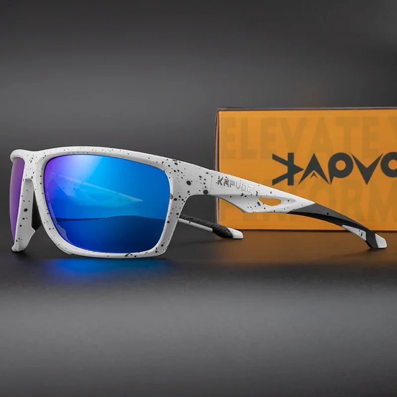 Kapvoe Polarized Fishing Glasses Glasses Sunglasses Bike Ride Anti-fog Protective Mask Full Face Safety Sunglasses UV400 - الصورة 5