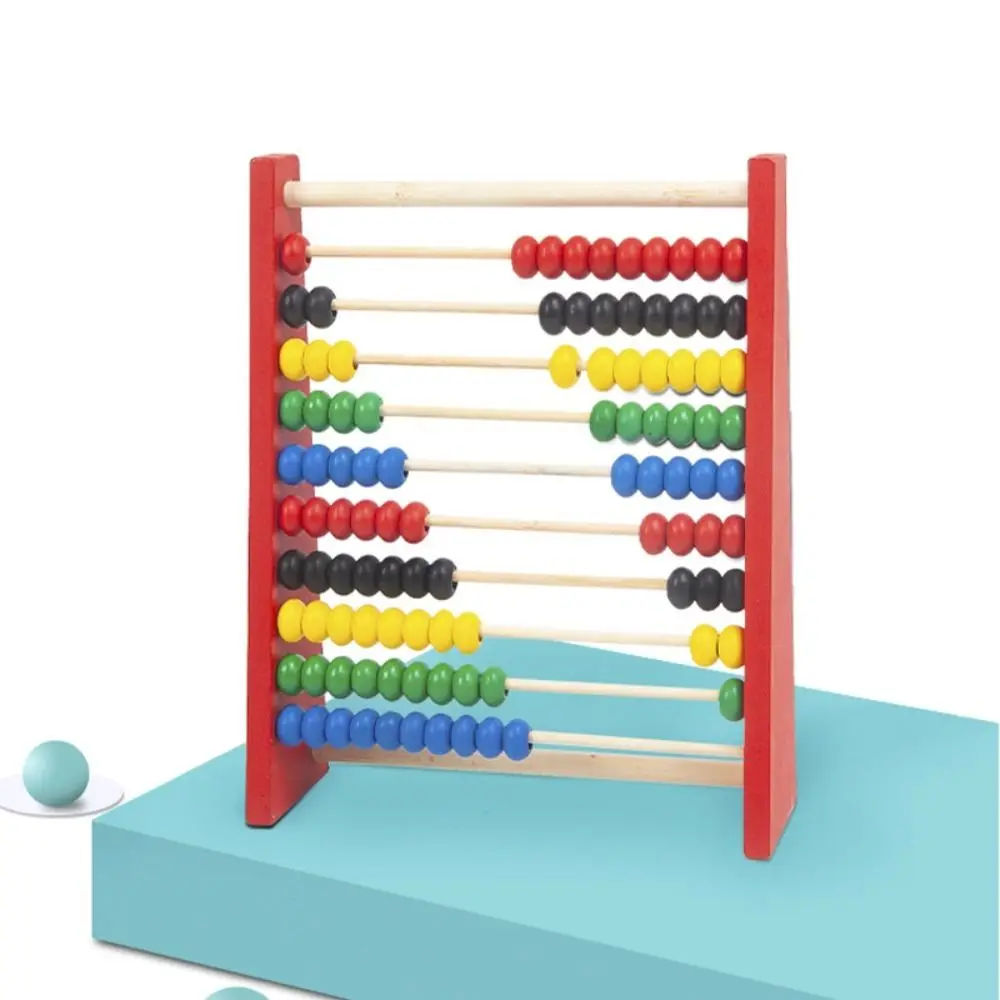 Calculation Bead Counting Kid Toys Intelligence Development Wooden Abacus Child Early Math Educational Learning Toy - الصورة 5