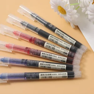 Office Business Sign Gel Pen Student School Office Stationery Fine Nib Gel Pen Big Ink Capacity Ballpoint Black Blue Red Pen