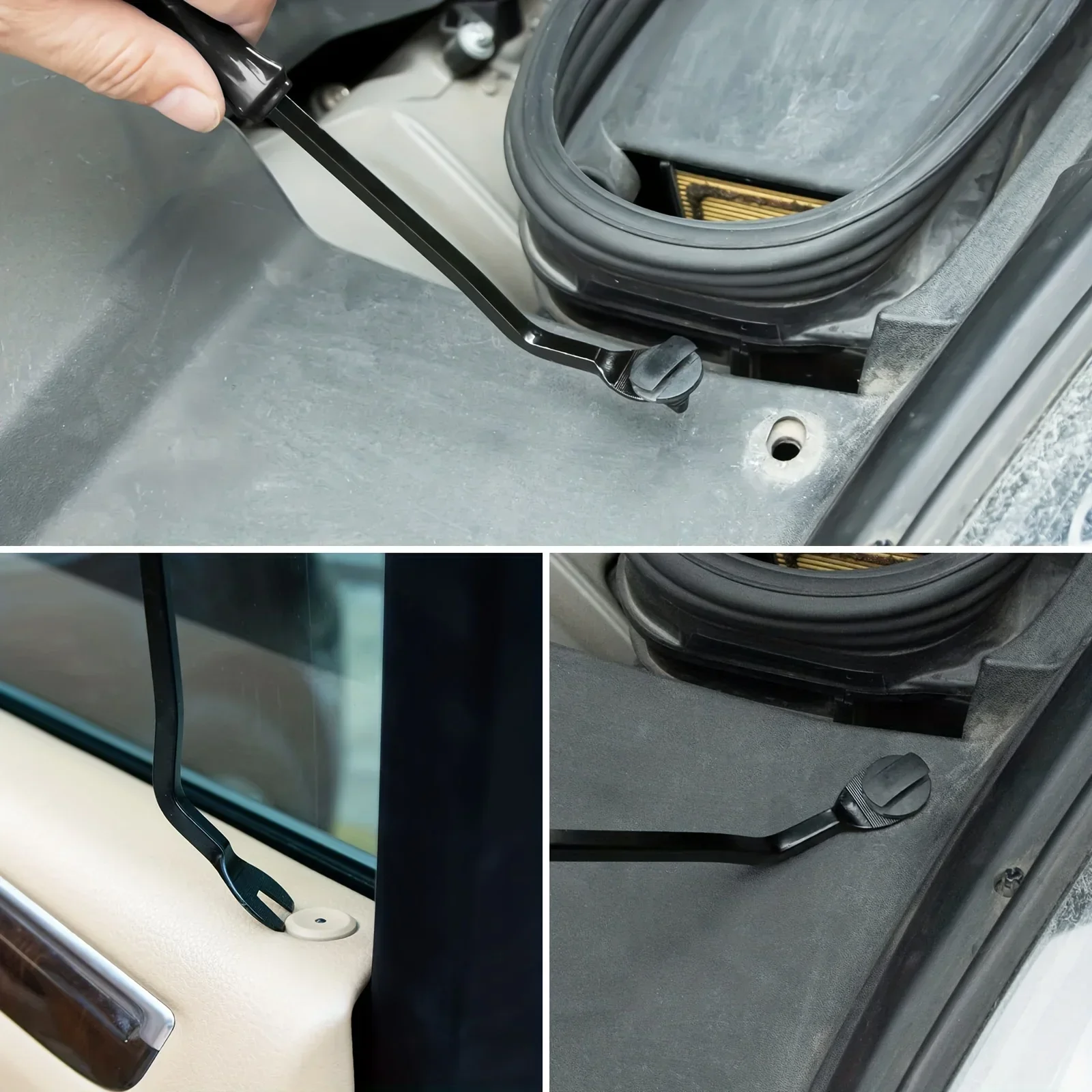 1-5Pcs Universal Trim Removal Tool Kit No Scratch Plastic Pry Tool Kit-Interior Door Panel Clip Fastener Removal Set for Vehicle - الصورة 7