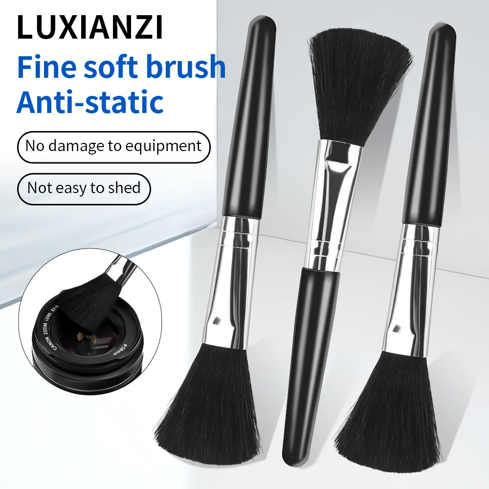 LUXIANZI Anti-static Brush Cleaning Dust Brush for Cleaning Repair Work ESD Safe For Mobile Phone Tablet Motherboard PCB BGA IC