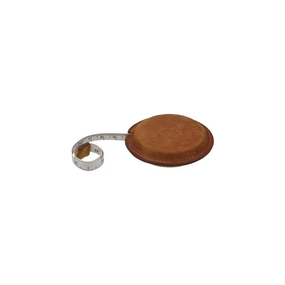 Soft Genuine Leather Roll Tape Measure Handmade Portable Pull Ruler Vintage Retractable Ruler Tool Women - الصورة 5