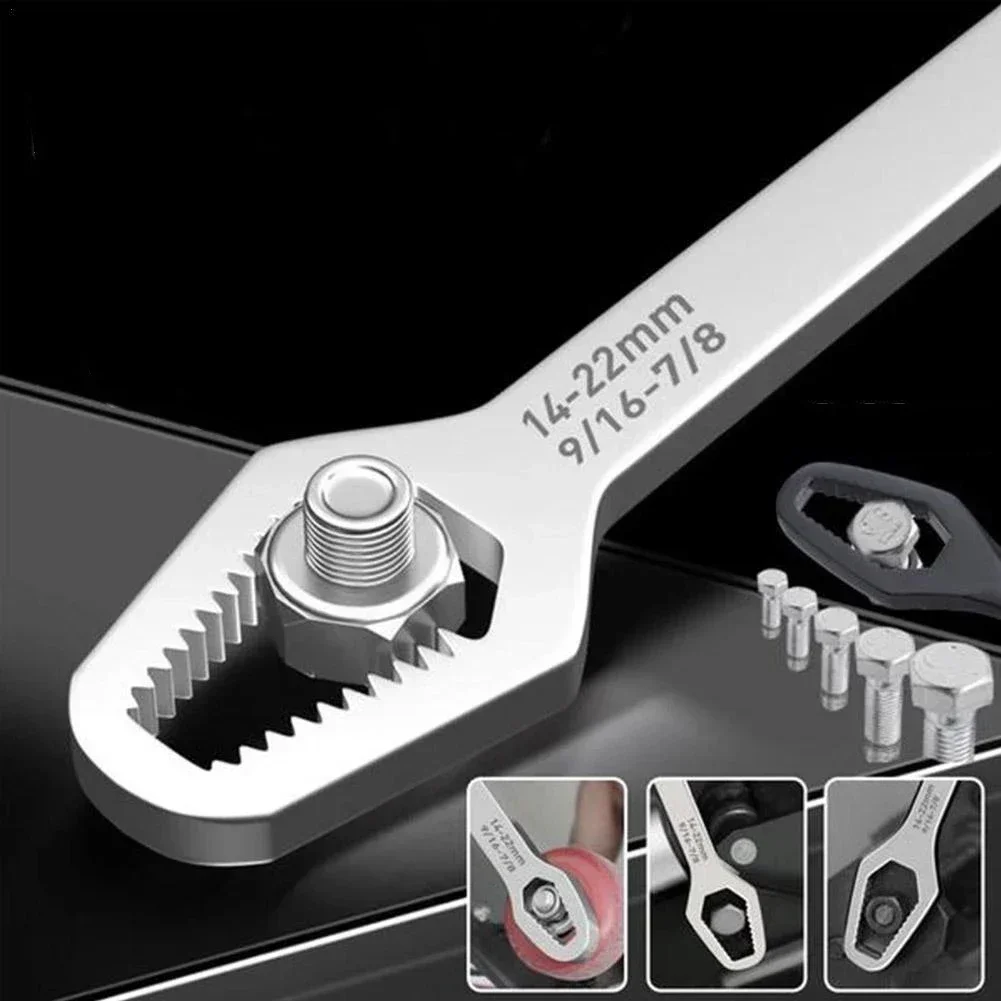3-17mm Universal Torx Wrench Self-tightening Adjustable Glasses Wrench Board Double-head Torx Spanner Hand Tools for Factory - الصورة 6