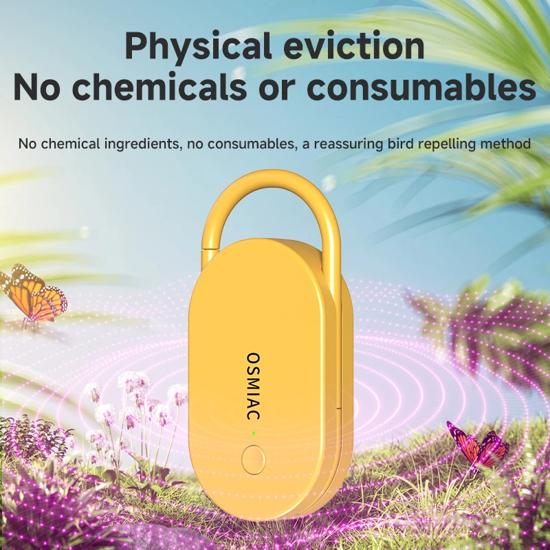 Xiaomi Car Ultrasonic Repeller Rechargeable Mosquito Mouse Rat Deterrent Anti Pest Control Lock Head For Home Vehicle Camping - الصورة 2