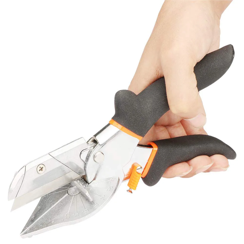 Angle Shear 45-120 Degree Miter Cutter Hand Shear Multifunctional PVC PE Plastic Pipe Scissors For Housework home decor Plumbing - الصورة 2