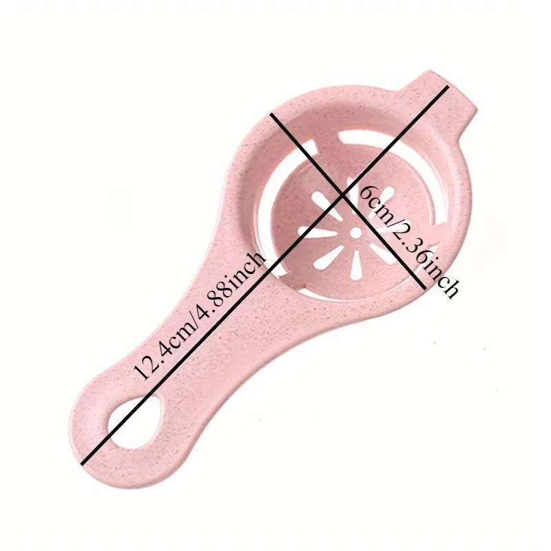 1pc Sustainable Wheat Straw Egg Separator - Easy Yolk & White Filter For Baking, Kitchen Gadget - الصورة 8