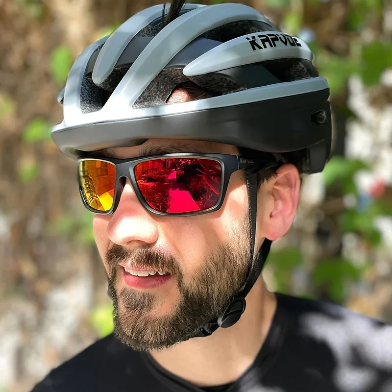 Kapvoe Polarized Fishing Glasses Glasses Sunglasses Bike Ride Anti-fog Protective Mask Full Face Safety Sunglasses UV400 - الصورة 6