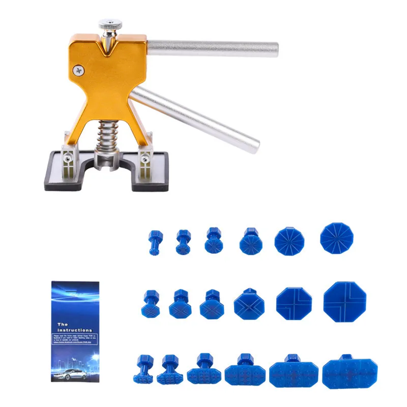 Car Body Sheet Metal Paintless Dent Plastic Puller Kit Auto Hail Pit Removal Repair Tools Hot Multiple Sizes Suction Cup Set - الصورة 2