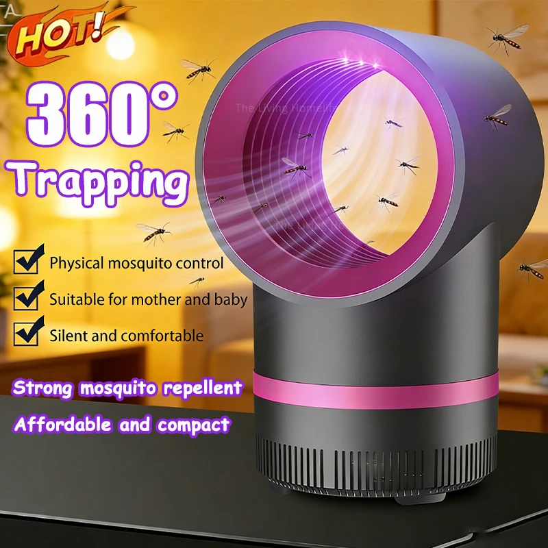 New Ion Purification Mosquito Killer Lamp Portable Mini Anti Insect Mosquito Electric Fly Trap Killer USB Charge Indoor Mute
