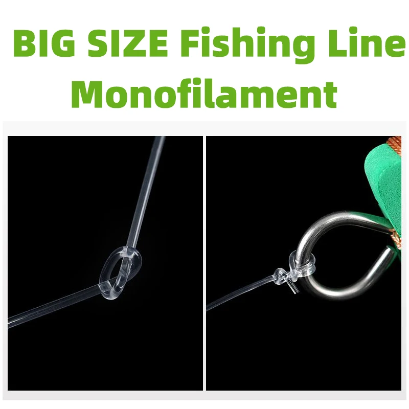 0.6/0.7/0.8/0.9/1.0mm Big Size Fishing Line 500m 100m Monofilament Sea Fishing Nylon Fishing Line Thick Fishing fishing Supplies - الصورة 5