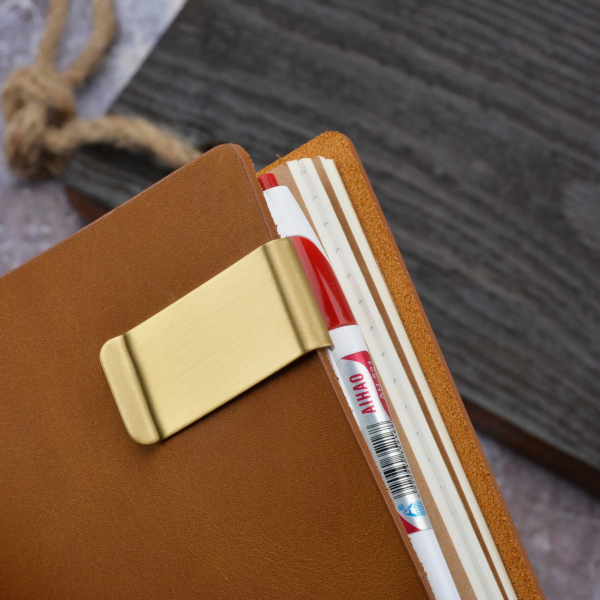 Metal Paper Clip For Notebook Bookmark Tool Stainless Steel And Brass Material Book Paper Clips Office School Reading Supplies - Image 3
