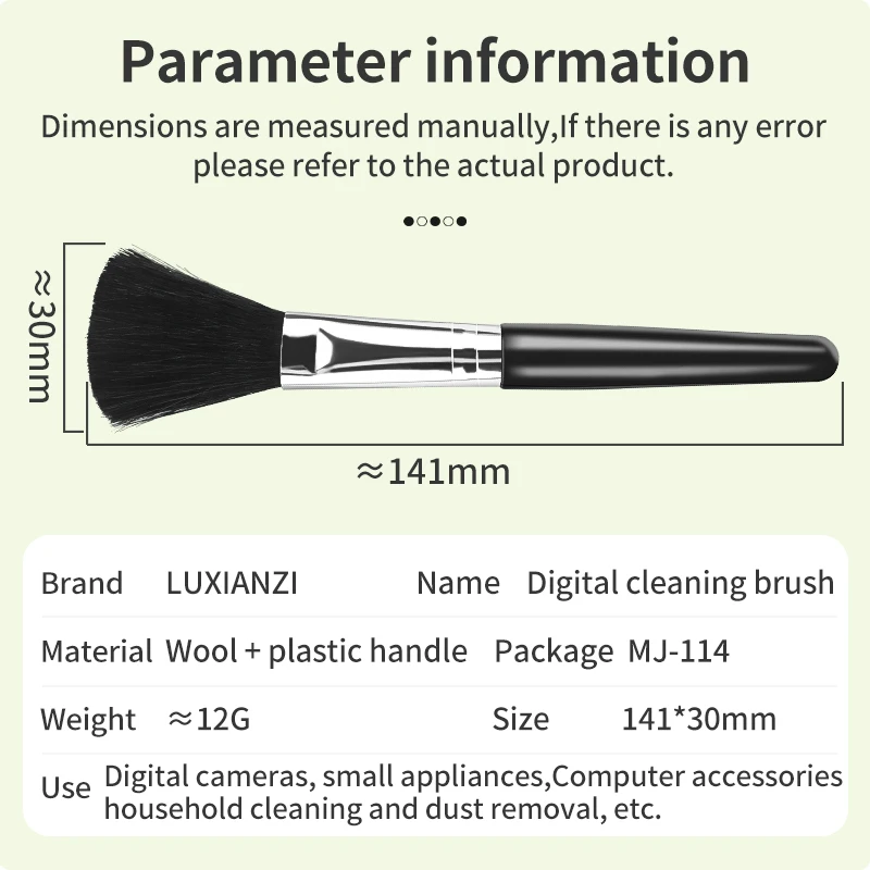 LUXIANZI Anti-static Brush Cleaning Dust Brush for Cleaning Repair Work ESD Safe For Mobile Phone Tablet Motherboard PCB BGA IC - الصورة 2