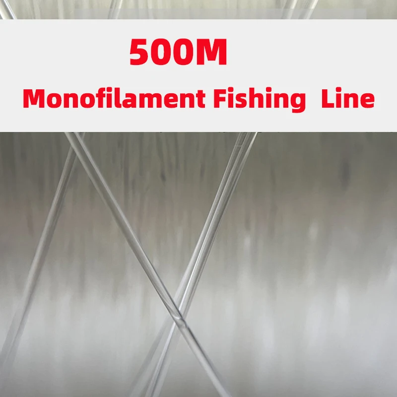 0.6/0.7/0.8/0.9/1.0mm Big Size Fishing Line 500m 100m Monofilament Sea Fishing Nylon Fishing Line Thick Fishing fishing Supplies - الصورة 4
