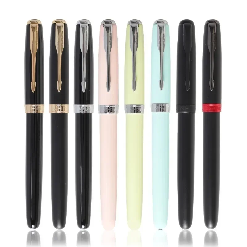 Luxury Quality Jinhao 75 Metal Black Red Fountain Pen Financial Office Student Supplies School Stationery Ink Pens - الصورة 2