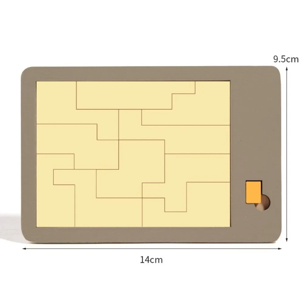 Irregular Shape Triangle Puzzle Colorful Three-Dimensional Wooden Jigsaw Logic Training Montessori Geometric Puzzles - الصورة 6