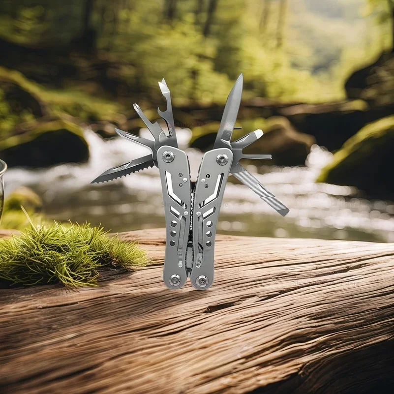 Multi-Tool Pocket Knife Pliers Folding Mini Portable Outdoor Tactical Survival Rescue Repair Tool for Camping Hiking Emergency - الصورة 5