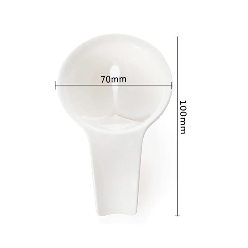 1PC Food Grade Plastic Egg White Separator with Bowl Edge Silicone Buckle for Egg Liquid Manual Egg Filter - الصورة 6