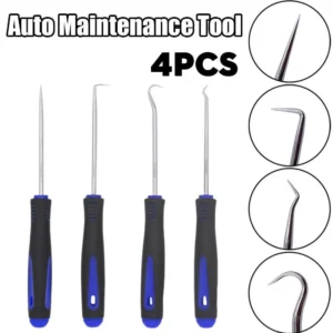 4Pcs Car Vehicle Oil Seal Screwdrivers Pick And Hook Set For Oil Seal Screwdriverpuller Disassemble Repair Tool Set