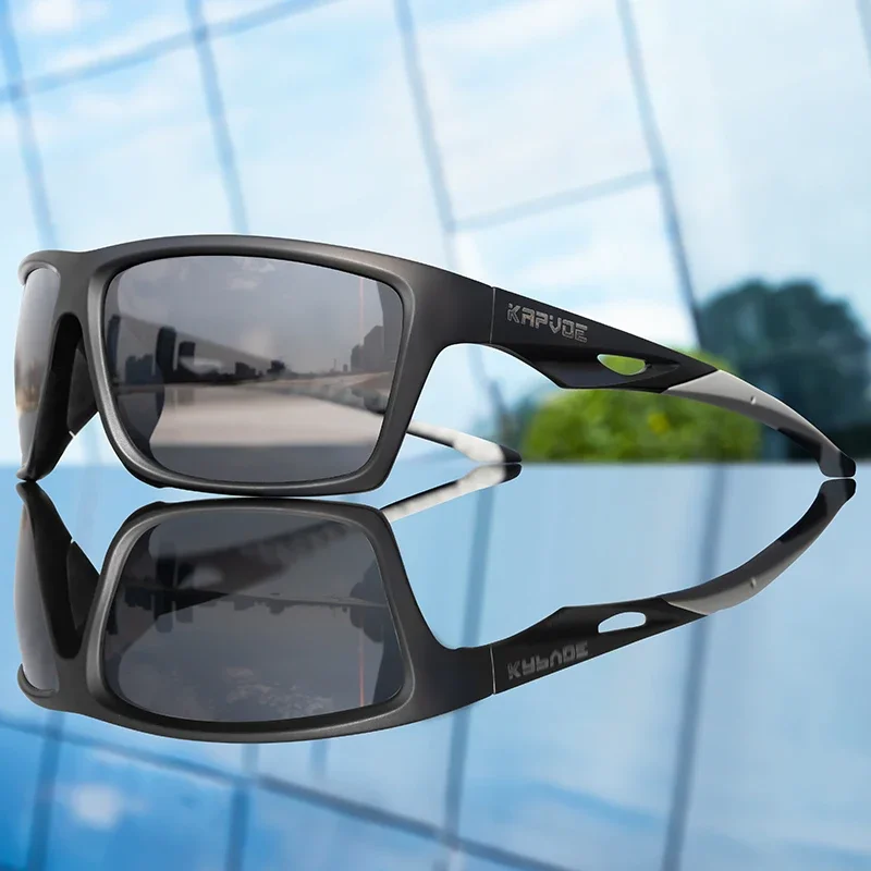 Kapvoe Polarized Fishing Glasses Glasses Sunglasses Bike Ride Anti-fog Protective Mask Full Face Safety Sunglasses UV400 - الصورة 2