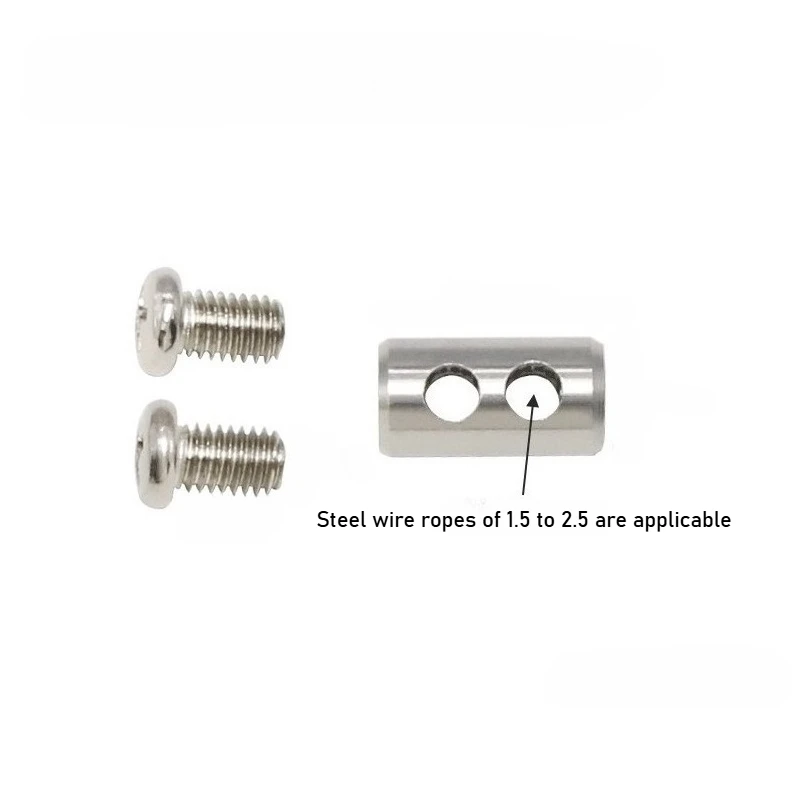 Stainless Steel Wire Rope Clamps - Adjustable Cable Fastener with Copper Sleeve, Heavy Metal Clip for Rigging, Sling & Marine - الصورة 5