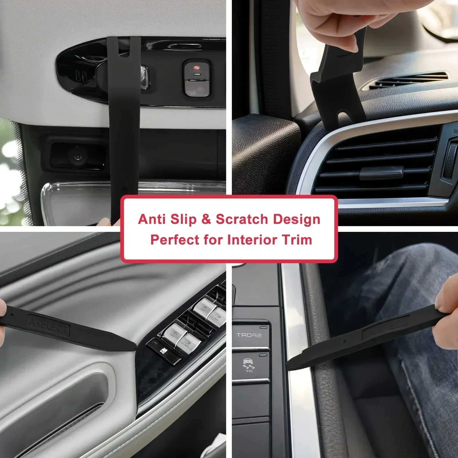 1-5Pcs Auto Trim Removal Tool Kit, No Scratch Plastic Pry Tool Kit - Interior Door Panel Clip Fastener Removal Set For Vehicle - الصورة 6