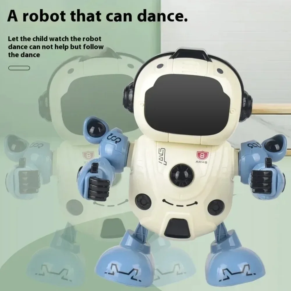 Musical Dancing Robot - Flashing Lights & Swinging Motion Kids Electric Toy - الصورة 2