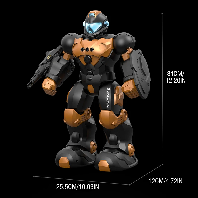 RC Robot Toy Intelligent Programming Voice Controlled Gesture Remote Control LED Smart Dancing Robot Kids Toy for Children Gifts - الصورة 6