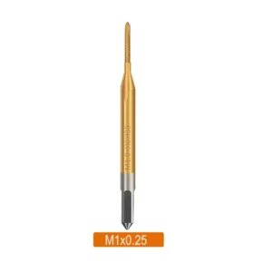 HSS Thread Metric Plug Tap Screw Taps M1 M1.2 M1.4 M1.6 M1.7 Straight Flute Thread Tap For Bicycle Repair Assemble Furniture