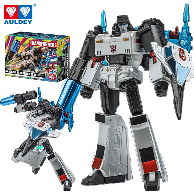 Transformers AULDEY X AAE Shattered Glass Megatron Optimus Prime Starscream Anime Action Figures Joint Mobility Model Toy Gifts - الصورة 3