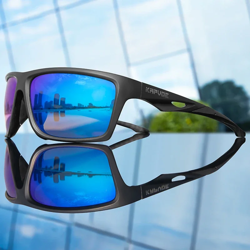 Kapvoe Polarized Fishing Glasses Glasses Sunglasses Bike Ride Anti-fog Protective Mask Full Face Safety Sunglasses UV400 - الصورة 4