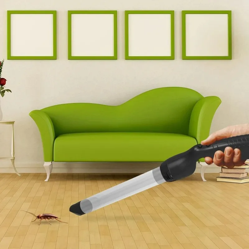 Powerful Household Handheld Bug Vacuum Insect Pest Bee Catcher with LED Light Sucker Grabber Moth Portable Electronic Catcher - الصورة 3