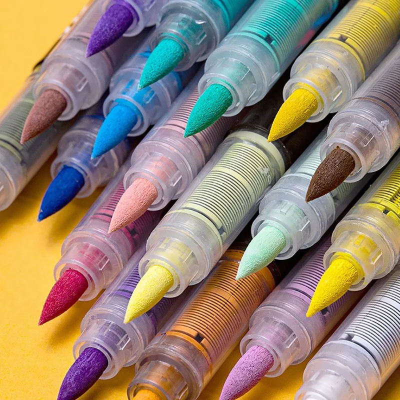 Direct Liquid Acrylic Marker Pen Paint Brush Pens Painting Stone Ceramic Glas Wood Canvas Making Drawing Graffiti Coloring Pen - Image 4