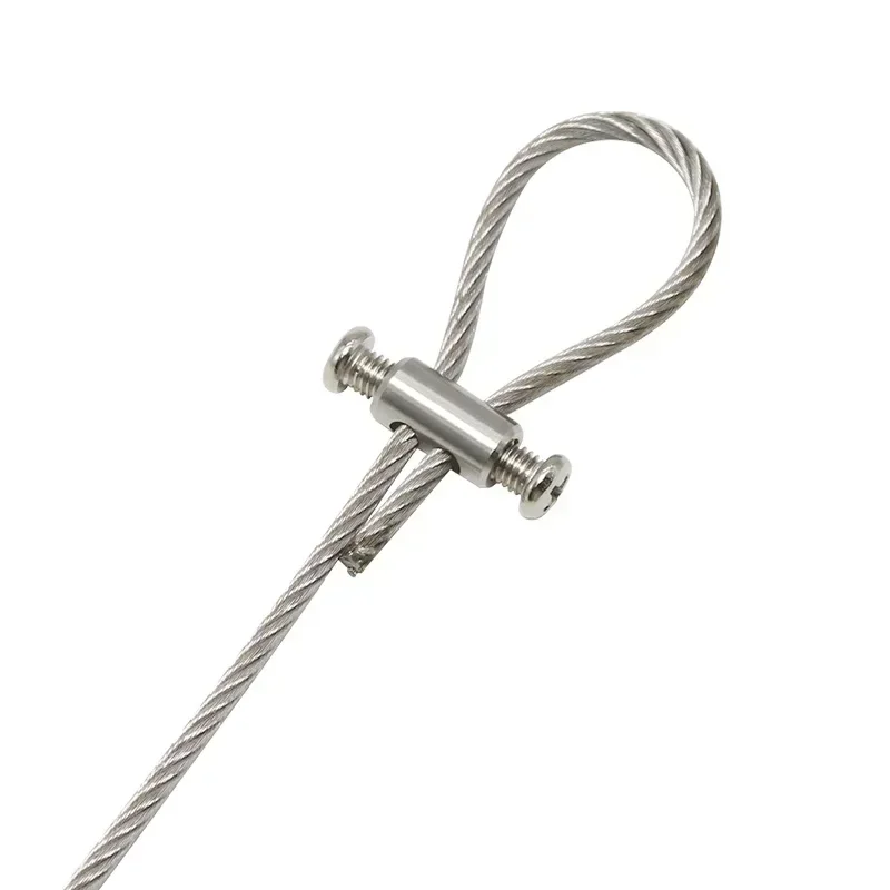 Stainless Steel Wire Rope Clamps - Adjustable Cable Fastener with Copper Sleeve, Heavy Metal Clip for Rigging, Sling & Marine - الصورة 7