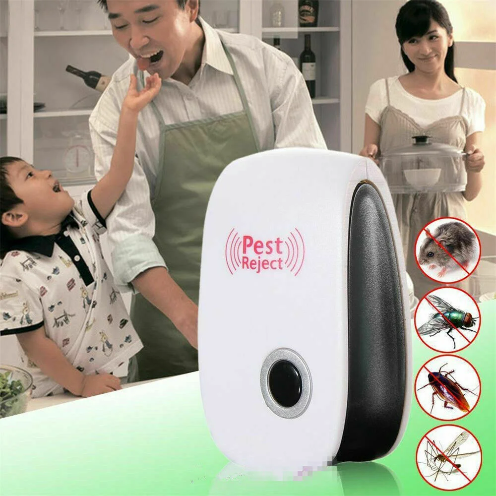 Ultrasonic Pest Repeller Intelligent Mosquitoes Killer Magnetic Insect Repeller Home Cleaning Tools Garden Pest Control Products