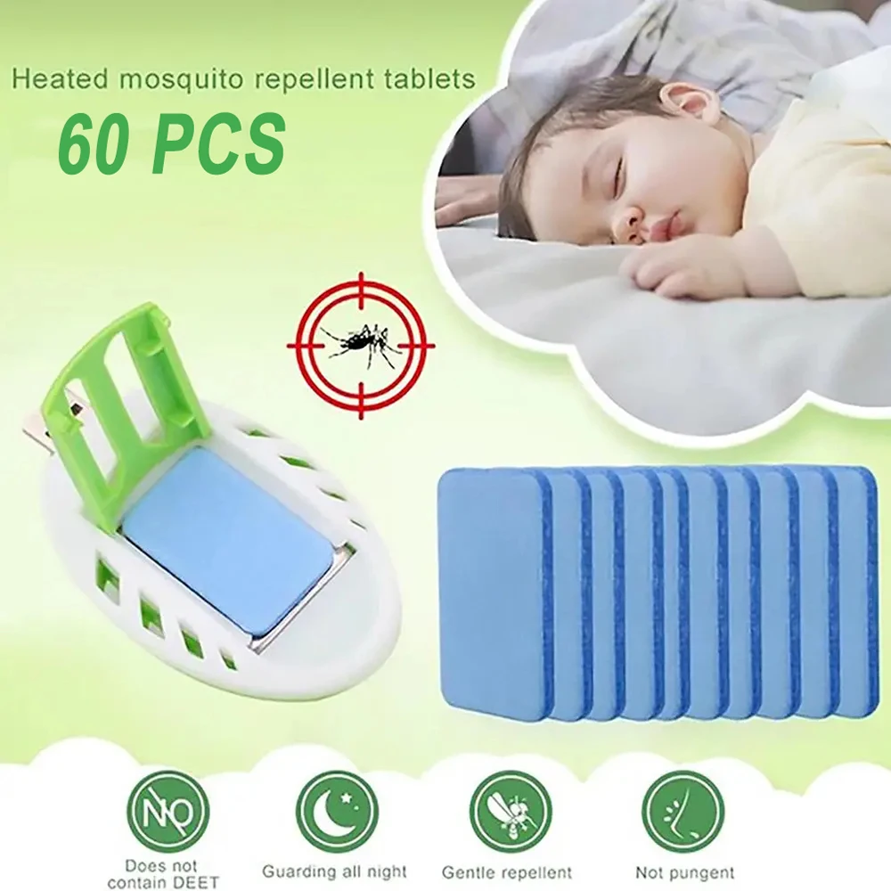 USB Mosquito Killer Portable Mosquitos Repeller No Toxic Scented Tablet Improve Sleep Home Bedroom Electric Incense for Summer