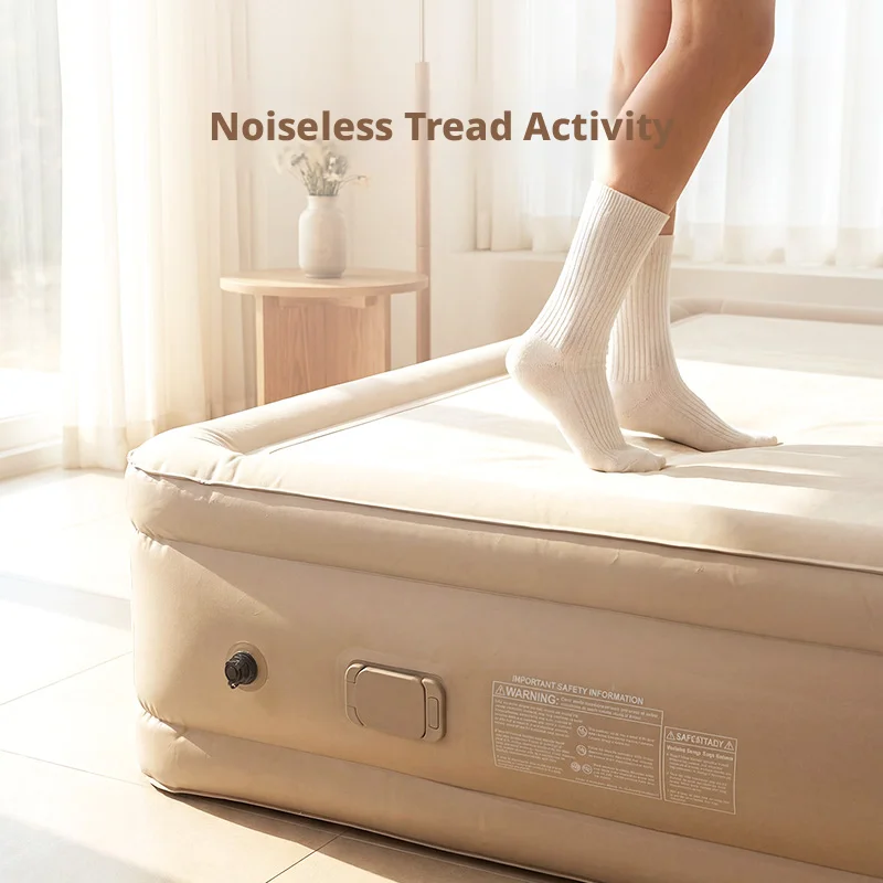 Anbelstyle Brushed Mattress Outdoor Camping Tent Automatic Inflatable Mattress Portable Air Mattress Home Sleeping Pad Folding - الصورة 4