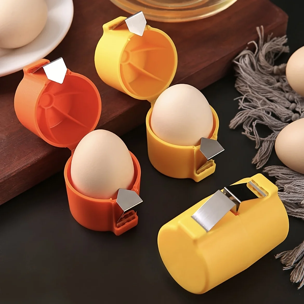 Portable Egg Opening Machine Quick Egg Beater Kitchen Egg Sheller - Image 5