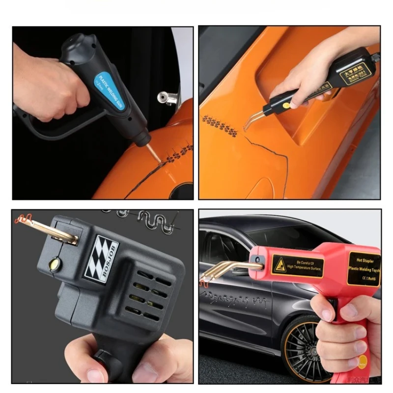 100-600Pcs Auto Plastic Repair Welding Nails Car Bumper Repair Welded Stud Precut Wave Nails Machine Welding Hot Stapler - الصورة 6