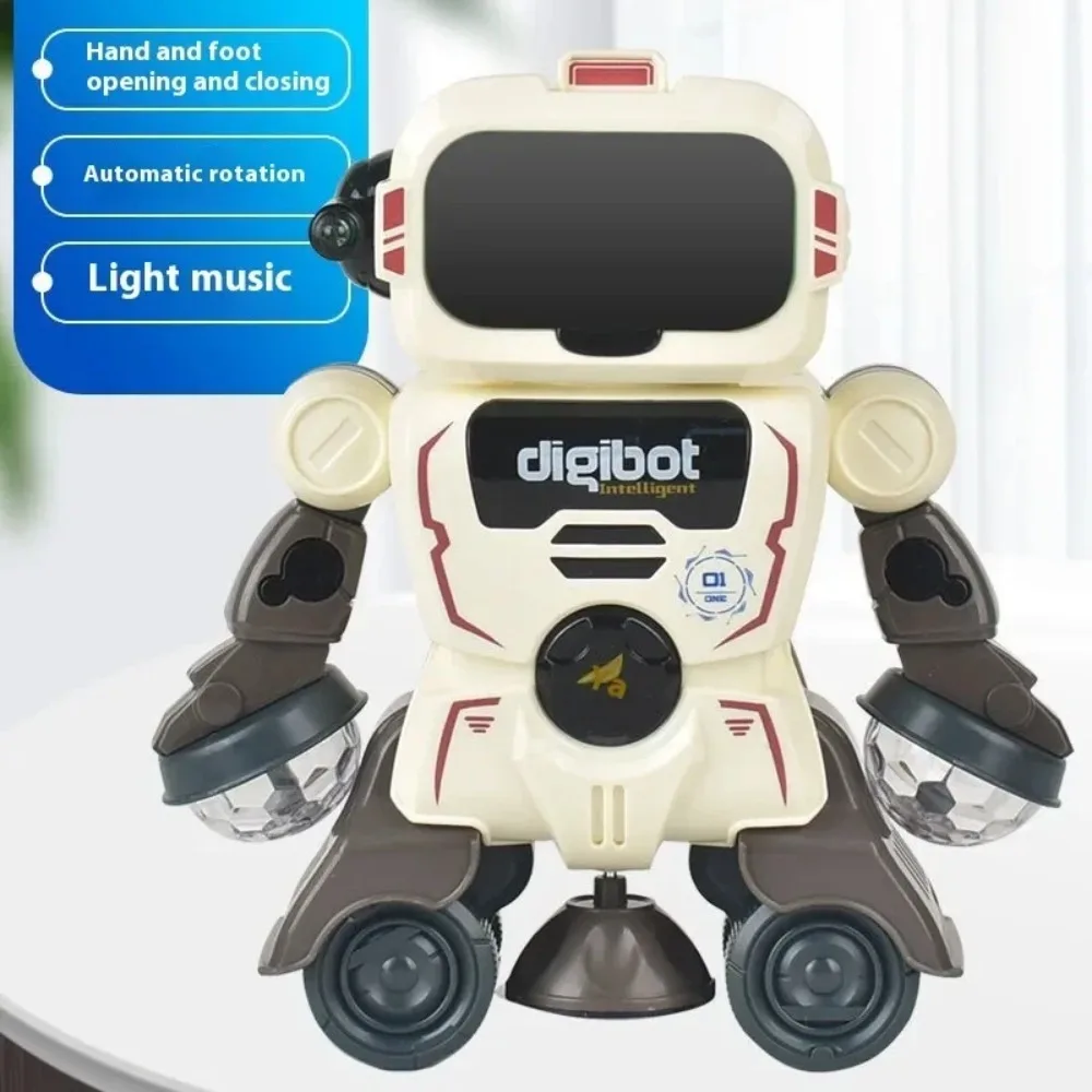 Musical Dancing Robot - Flashing Lights & Swinging Motion Kids Electric Toy - الصورة 6