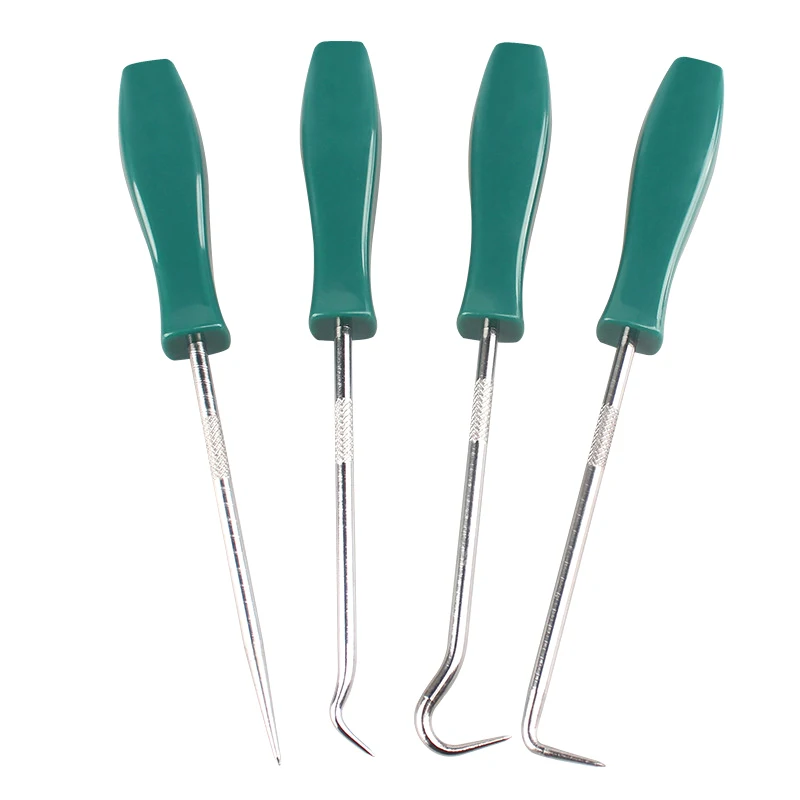 4Pcs/SET 135mm Car Auto Vehicle Oil Seal Screwdrivers Set O-Ring Seal Gasket Puller Remover Pick Hooks Repair Tools For Car - الصورة 5