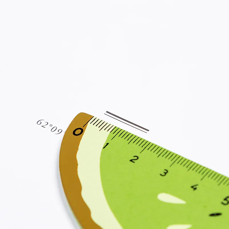 15Cm Korean cute cartoon fruit ruler creative wooden handbook ruler for students' small fresh exams school supplies kawaii ruler - الصورة 5