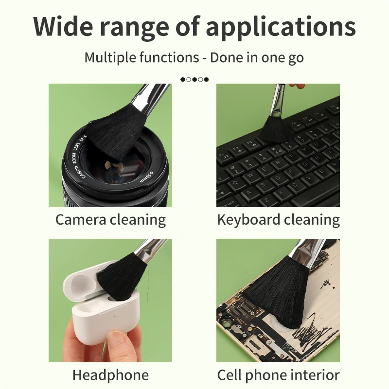 LUXIANZI Anti-static Brush Cleaning Dust Brush for Cleaning Repair Work ESD Safe For Mobile Phone Tablet Motherboard PCB BGA IC - الصورة 3