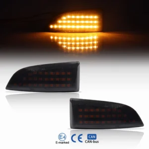 2 قطعة LED تدفق إشارة مرآة