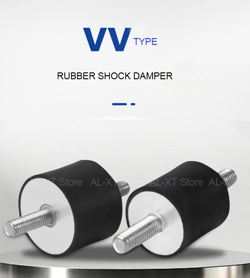 4Pcs Anti Vibration Silentblock Boat Car Milling Machine Bobbin Rubber Mounts Male Tools M3 M4 M5 M6 M8 M12 Rubber Shock Damper - الصورة 6