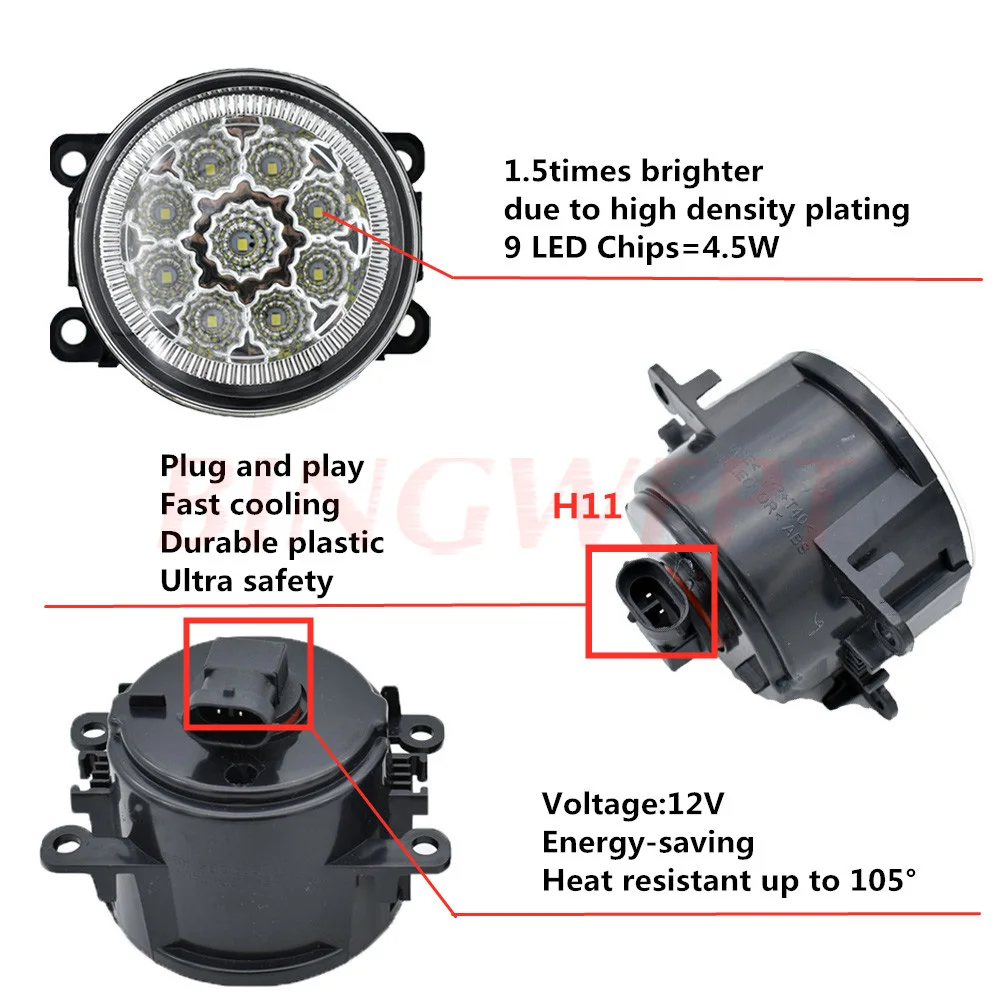 مصابيح ضباب LED سوبر برايت - Image 3